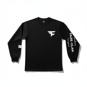 FaZe Clan Long Sleeve Black T-Shirt [Size Small]